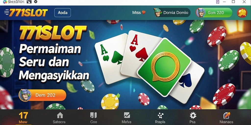 Screenshot 171SLOT menampilkan gameplay domino yang seru.