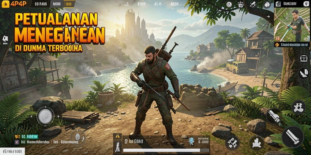 Tampilan gameplay 4P4P menampilkan petualangan seru dan grafis yang memukau.