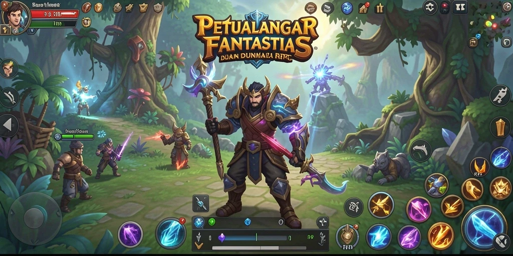 Screenshot gameplay 8768 menunjukkan aksi pertempuran yang mendebarkan.