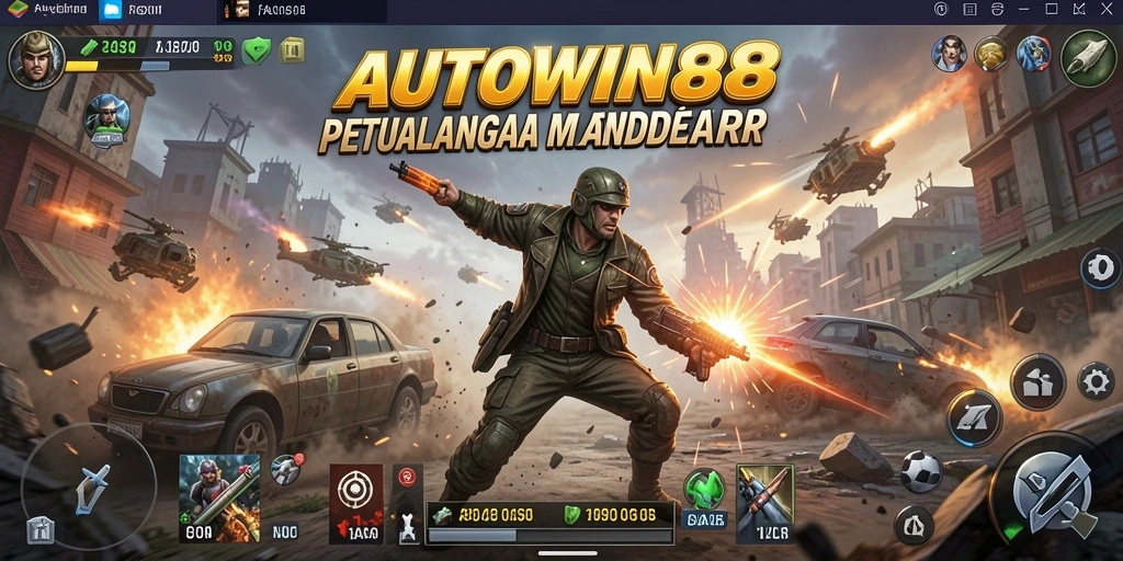 Tampilan aksi seru dari gameplay AUTOWIN88 yang mendebarkan.