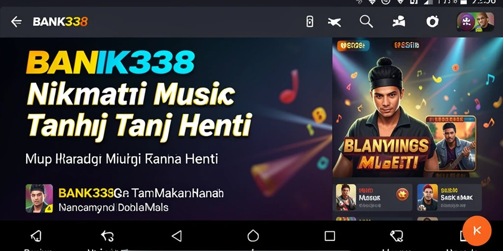 Tampilan gameplay BANK338 yang interaktif dan penuh warna.