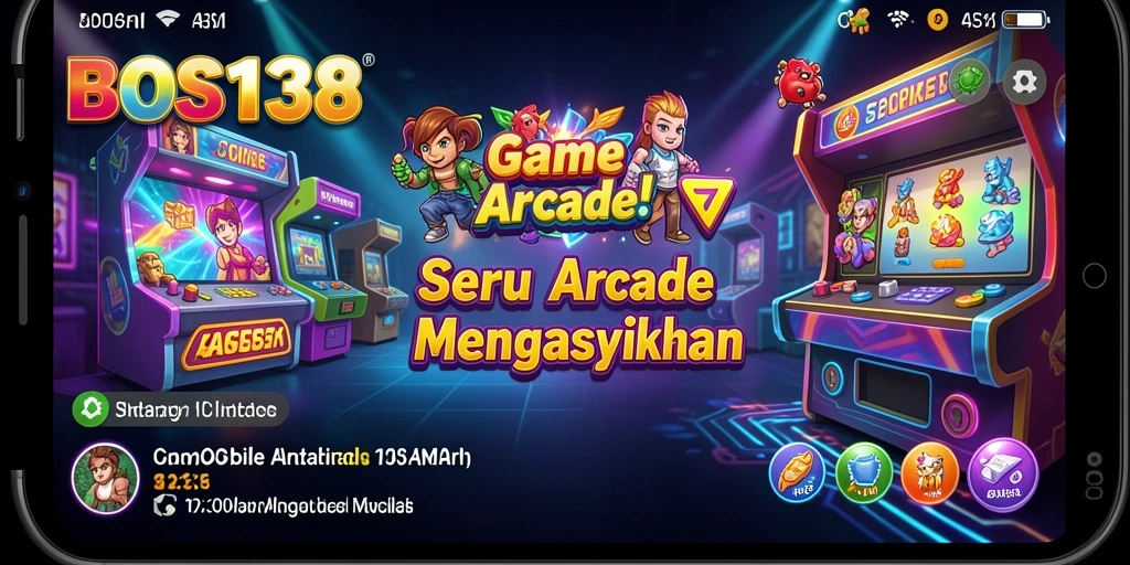 Tampilan layar permainan <strong>BOS138</strong> yang menegangkan dan penuh warna.