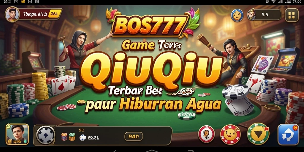 Screenshot gameplay BOS777 menunjukkan momen seru permainan QiuQiu.