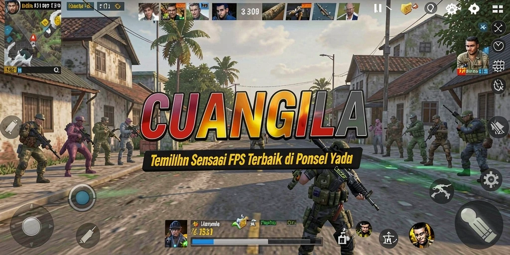 Tampilan keren dari gameplay CUANGILA yang intens dan menegangkan.