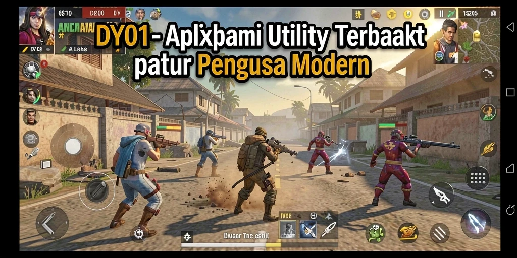 Screenshot utama DY01 menampilkan fitur-fitur alat Utility yang inovatif.