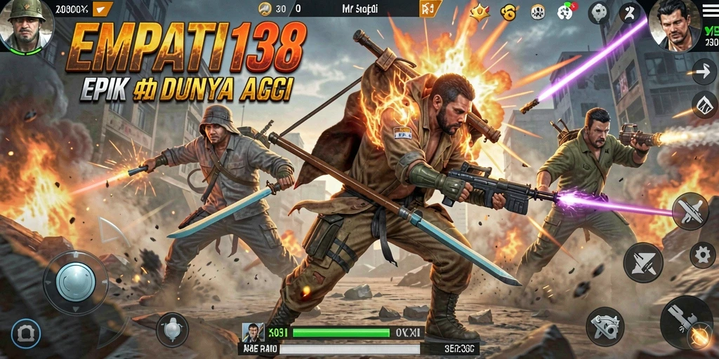 Tangkapan layar gameplay <strong>EMPATI138</strong> yang menunjukkan pertarungan seru dan aksi mendebarkan.