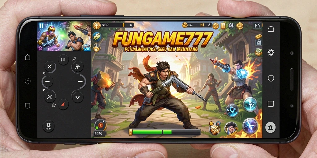 Gameplay seru di FUNGAME777 yang penuh aksi dan tantangan.