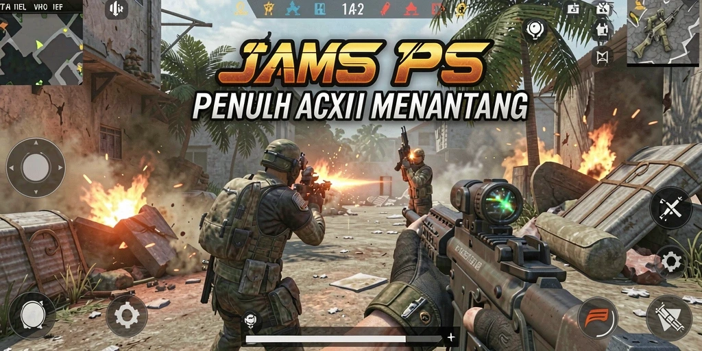 Screenshot gameplay <strong>JPS88</strong> menampilkan aksi perang yang intens dan mendebarkan.
