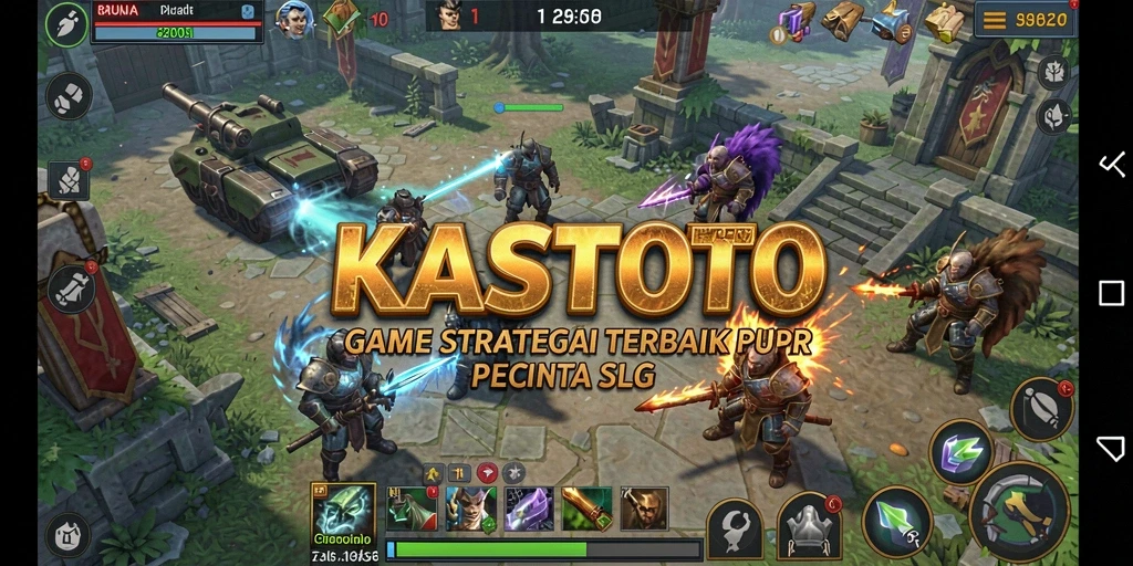 Tampilan gameplay KASTOTO yang menegangkan dan seru.