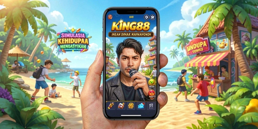 Tampilan gameplay menarik dari KING88 dengan karakter interaktif.
