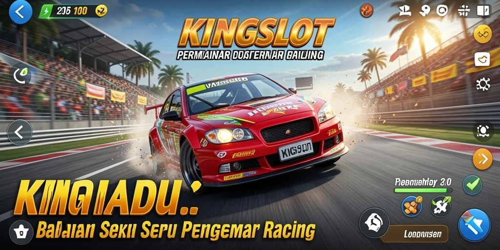 Tampilan gameplay KINGSLOT yang menegangkan dan seru.