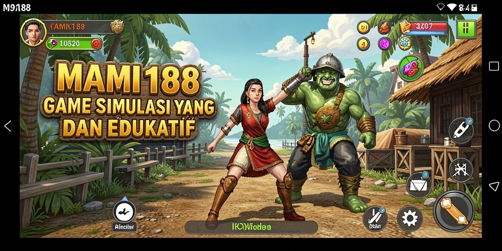 Tampilan gameplay realistik yang mengasyikkan dalam MAMI188.