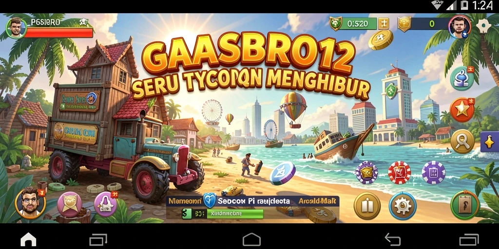 Tampilan gameplay seru di <strong>MASBRO12</strong> dengan manajemen bisnis yang cerdas.