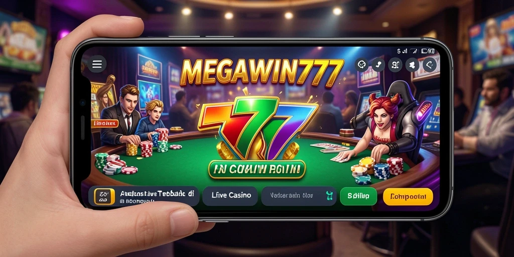 Gameplay seru dengan dealer langsung di MEGAWIN777.