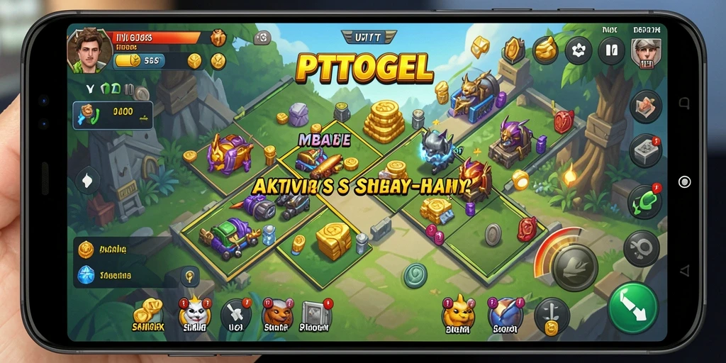 Screenshot utama PTTOGEL menampilkan antarmuka aplikasi yang menarik dan fungsional.