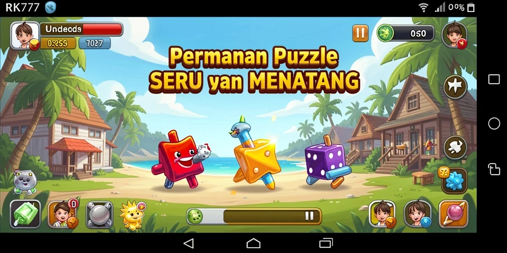 Tampilan gameplay dari RK77 yang menantang dan mengasyikkan.