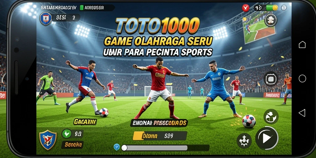 Tampilan gameplay TOTO1000 yang mendebarkan dan penuh aksi.