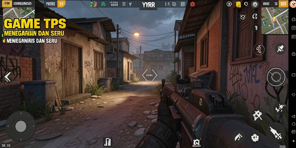 Screenshot gameplay YYRR dengan aksi pertarungan yang seru.