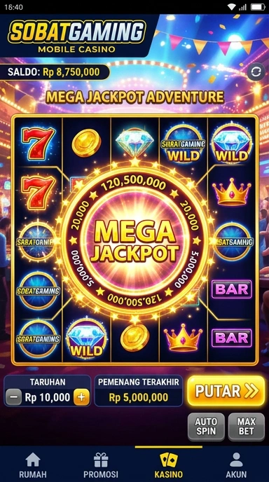 Screenshot aplikasi SobatGaming yang menunjukkan berbagai kategori aplikasi.